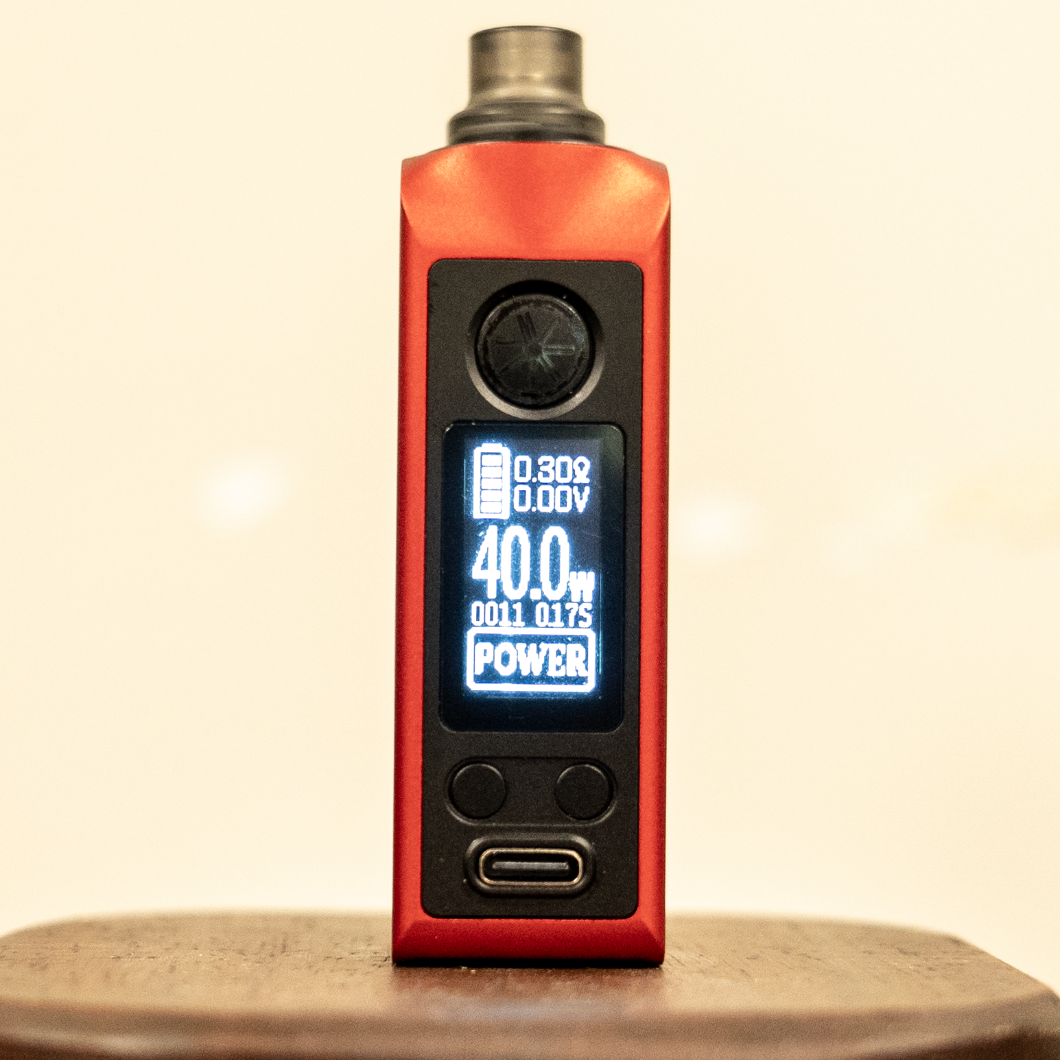 Minikin Pod Asmodus interface | Blog Le Petit Vapoteur